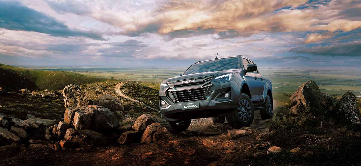 Isuzu D-Max na terenski vožnji v naravi